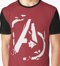 AVENGERS - CIVIL WAR SHATTERED LOGO Graphic T-Shirt