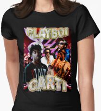 Vintage Playboi Carti Illicit Epiphany Women's Fitted T-Shirt