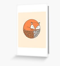 Fox Greeting Card