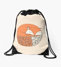 Fox Drawstring Bag