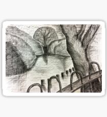 RIVER LANDSCAPE Sticker