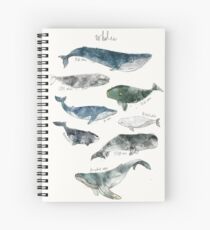 Whales Spiral Notebook