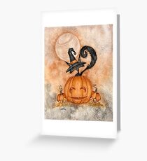 Halloween Kitty Greeting Card