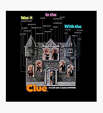 Clue Photographic Print