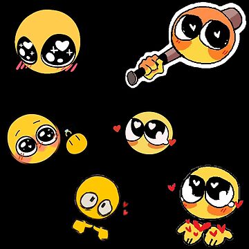 blushhhhh - adorable cursed emoji | Art Board Print