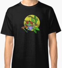 Mond über meinem Froggy Netter Frosch auf einer Niederlassung Classic T-Shirt