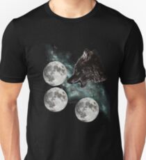 Three moon wolf Unisex T-Shirt
