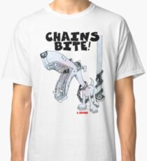 Chains Bite - Dogs Deserve Better Classic T-Shirt