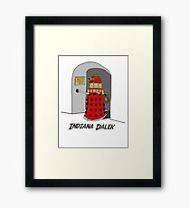 Indiana Dalek Framed Print