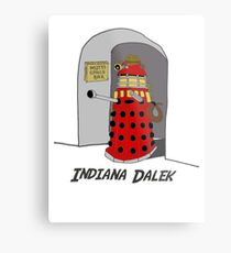 Indiana Dalek Metal Print