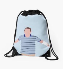 Mochila saco Saludando a través de una ventana