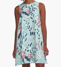 Winter flowers A-Line Dress