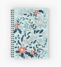 Winter flowers Spiral Notebook