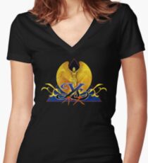 Ys - イース Women's Fitted V-Neck T-Shirt