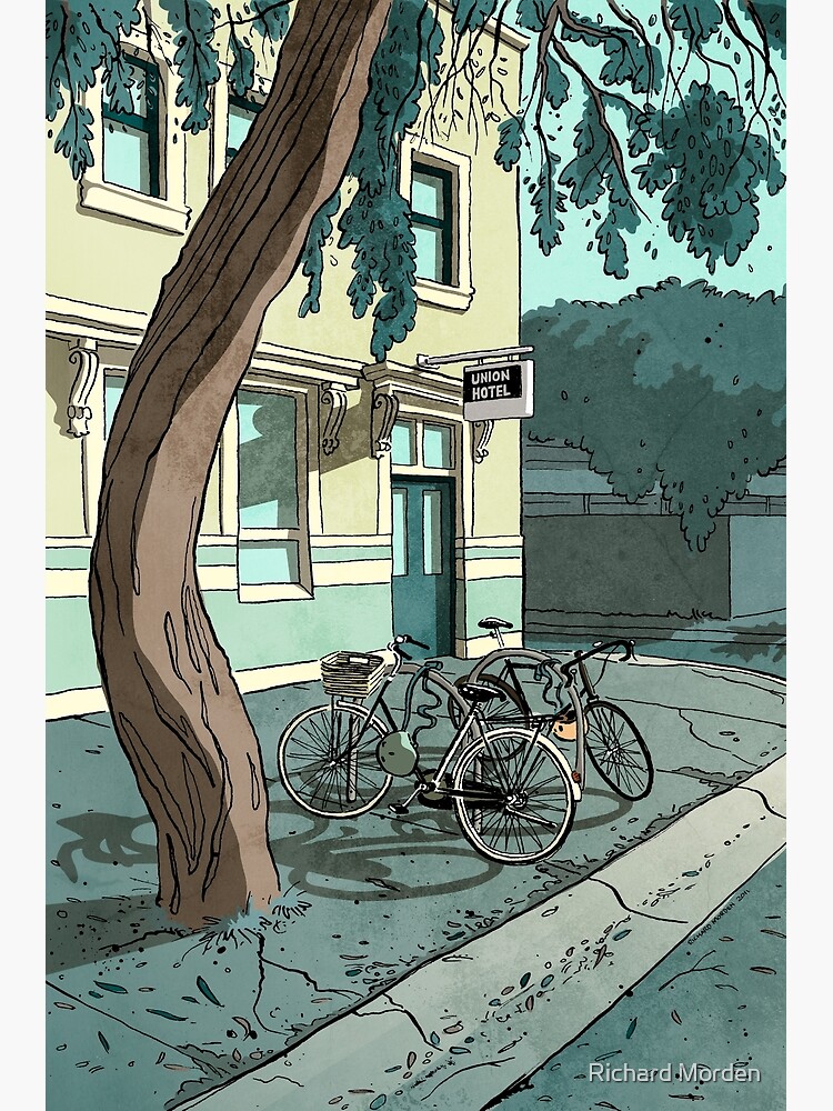 bicycles at the Hotel by morden