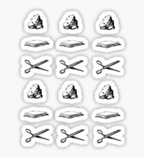 Rock Paper Scissors Stickers Sticker