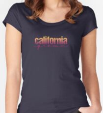 california grown cali life Women's Fitted Scoop T-Shirt