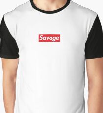 Supreme savage line Graphic T-Shirt