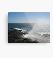 Kauai blowhole Metal Print