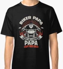 Awesome Biker Papa Classic T-Shirt