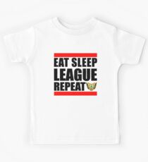 Camiseta para niños Eat Sleep League Repeat