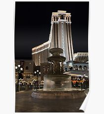 Night Glow at the Venetian Las Vegas Poster