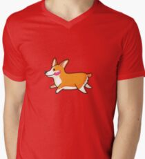 Corgi V-Neck T-Shirt