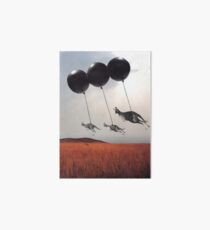 Black Balloons Art Board