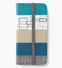 Blue Stripe iPhone Wallet/Case/Skin