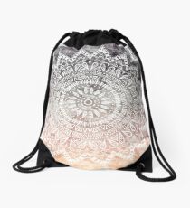 BOHEMIAN HYGGE MANDALA Drawstring Bag
