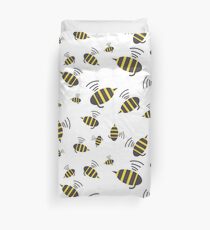 Buzzing Bumble Bees - A tribute to the bees of the world. Duvet Cover