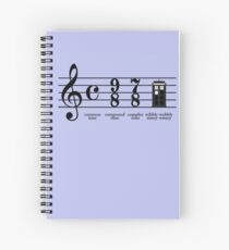 Wibbly-wobbly timey-wimey Spiral Notebook