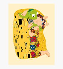 Klimt muppets Photographic Print