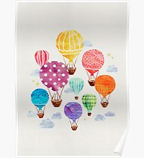 Hot Air Balloon Poster