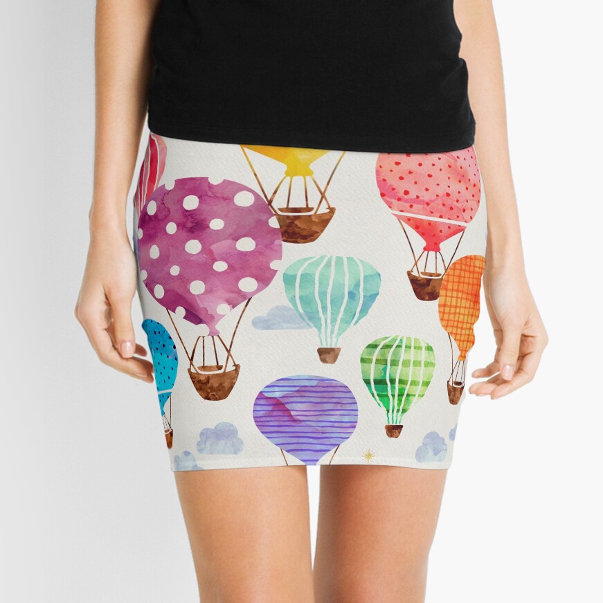 Hot Air Balloon Mini Skirt