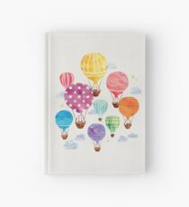 Hot Air Balloon Hardcover Journal