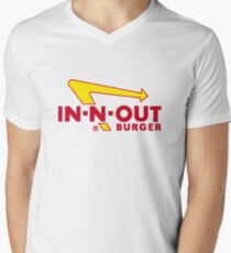 In n Out Burger Men's V-Neck T-Shirt