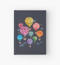 Heißluftballon Nacht Notizbuch