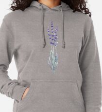 Aquarell Lavendel Leichter Hoodie