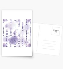 Watercolor lavender Postcards