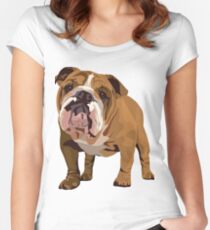 Camiseta entallada de cuello redondo Buldog
