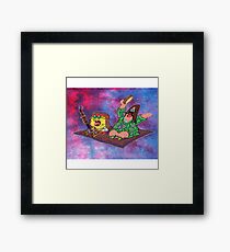 SPIRITUAL SPONGEBOB Framed Print