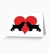 Cocker Spaniels Greeting Card
