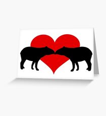 Tapirs Greeting Card
