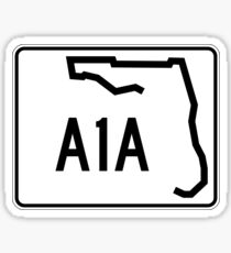 Florida State Road A1A Sticker