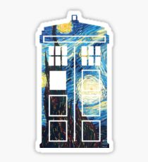 The Doctor's Starry Night Sticker