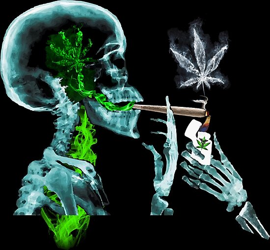 "MEDICAL CANNABIS UNDER X RAY " Photographic Prints by johnnyssandart
