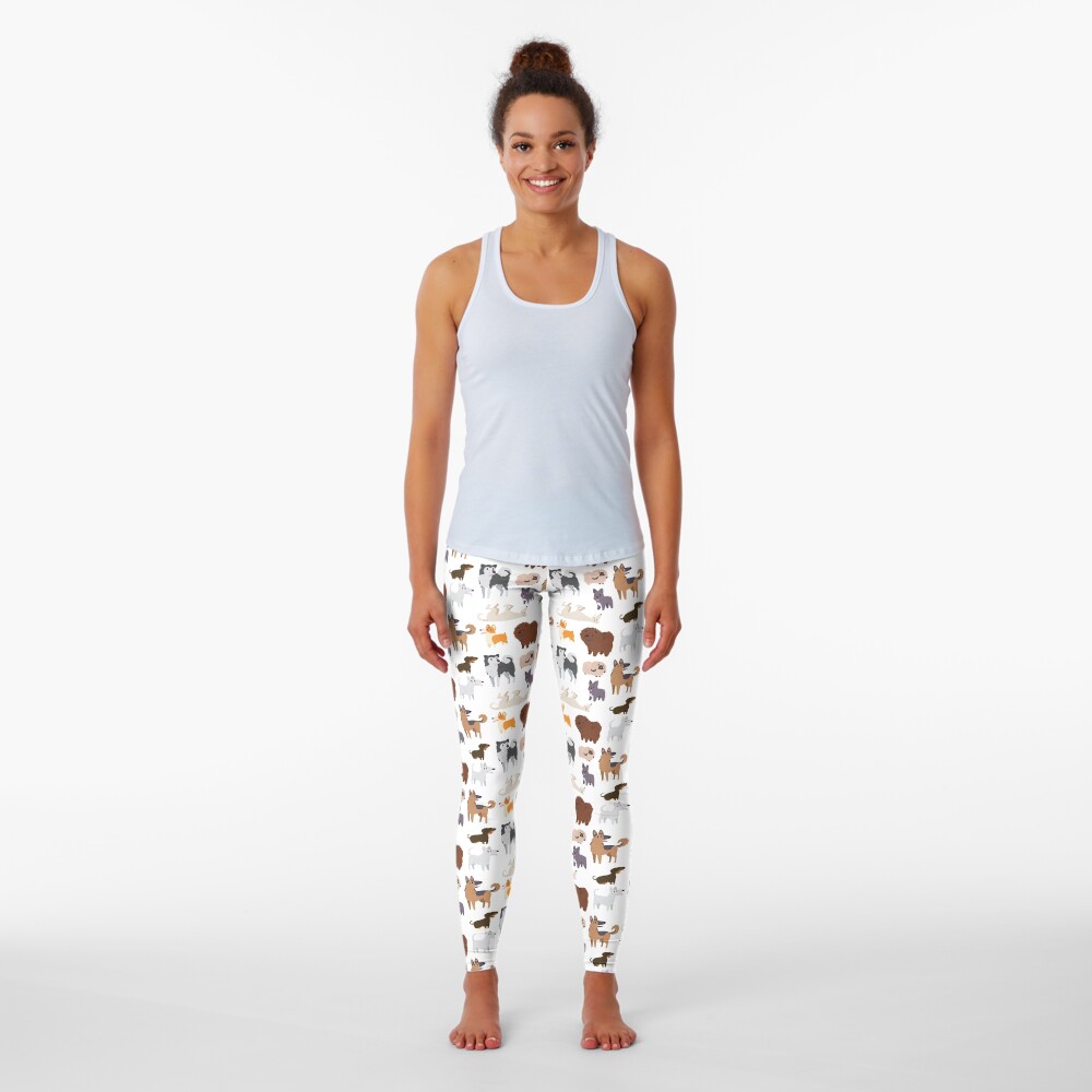 Dog Breeds Pattern Leggings