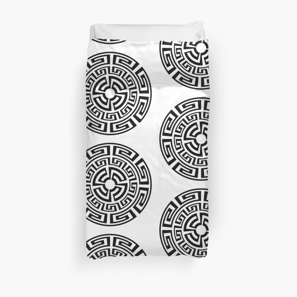 greek sun Duvet Cover