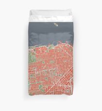 San Francisco map classic Duvet Cover